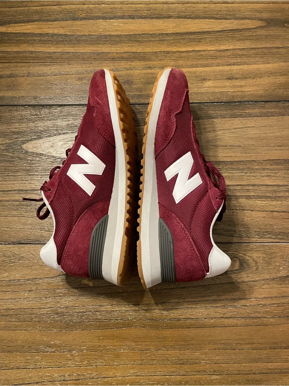New Balance 515 v3 Men’s Size 10 Burgundy Red Sneakers ML515HG3 Gum Sole Suede